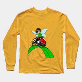 Ladybug Fairy Long Sleeve T-Shirt